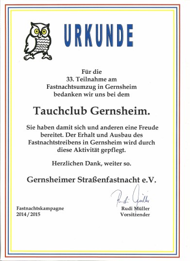 33 Jahre Straßenfastnacht